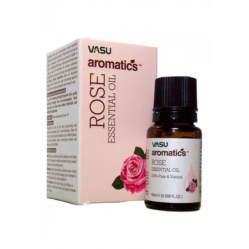 Эфирное масло Роза, 10 мл, Васу / Natural Essential Oil Rose, 10 ml, Vasu