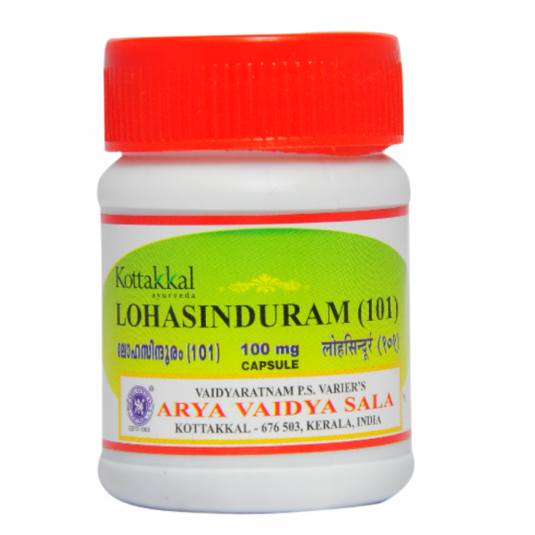 Лохасиндурам 101, 30 капс, Коттаккал Аюрведа / Lohasinduram 101, 30 caps, Kottakkal Ayurveda