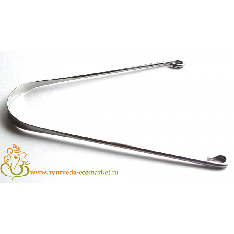 Языкочистка из нержавеющей стали / Tongue cleaner stanless steel